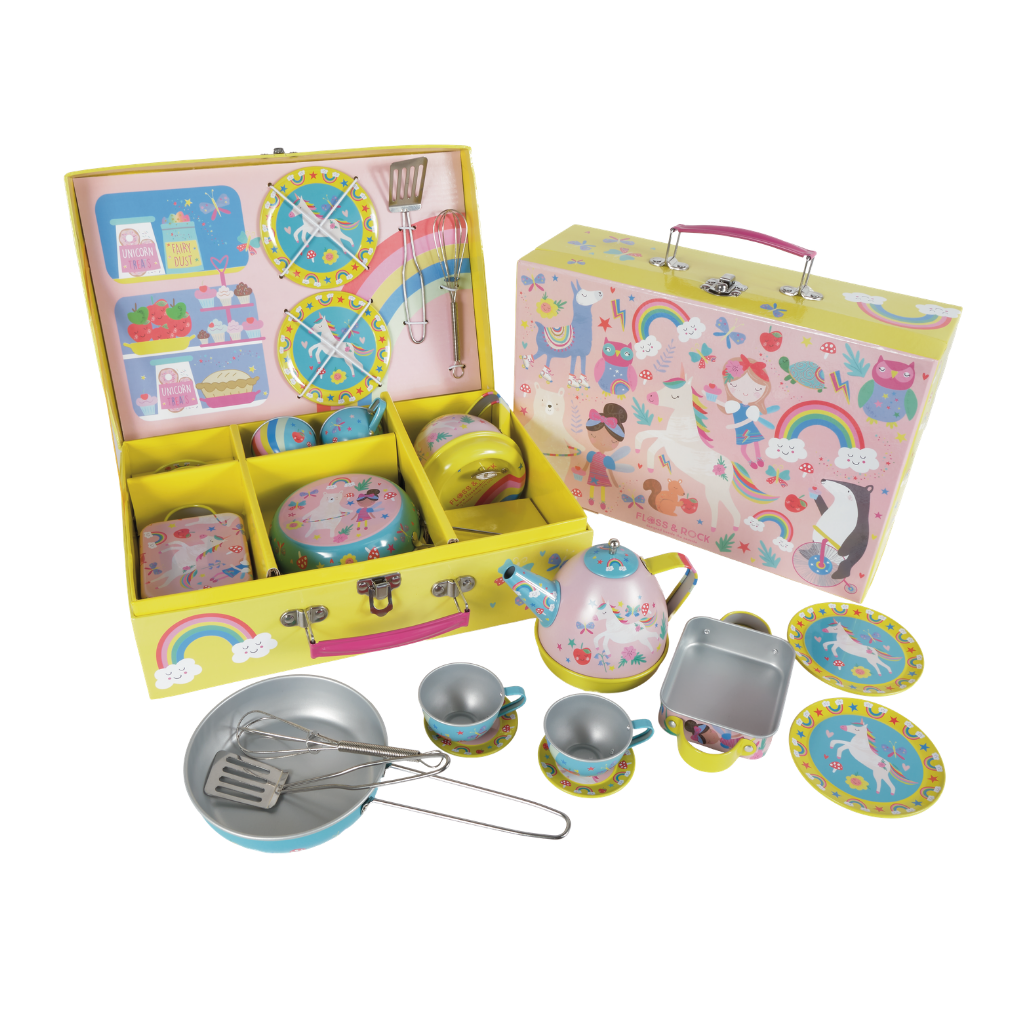 Tea and Cooking Set for Kids with Music - Rainbow Fairy Small