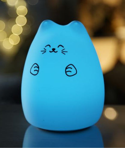 Lucky Cat Silicone Lamp - White