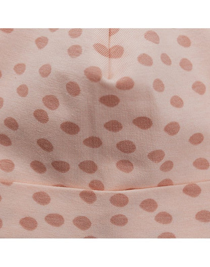 LORITA kepurė - maukšlė su ausytėmis "Pink dots", art. 1158R